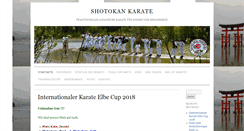 Desktop Screenshot of karate-dojo-tsuru.de