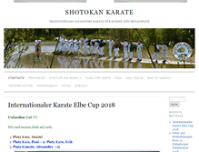 Tablet Screenshot of karate-dojo-tsuru.de